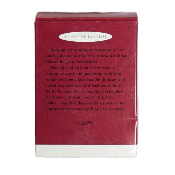 Hallmark Keepsake Ornament Julianne and Teddy 1993 Special Edition NEW - Picture 6 of 7